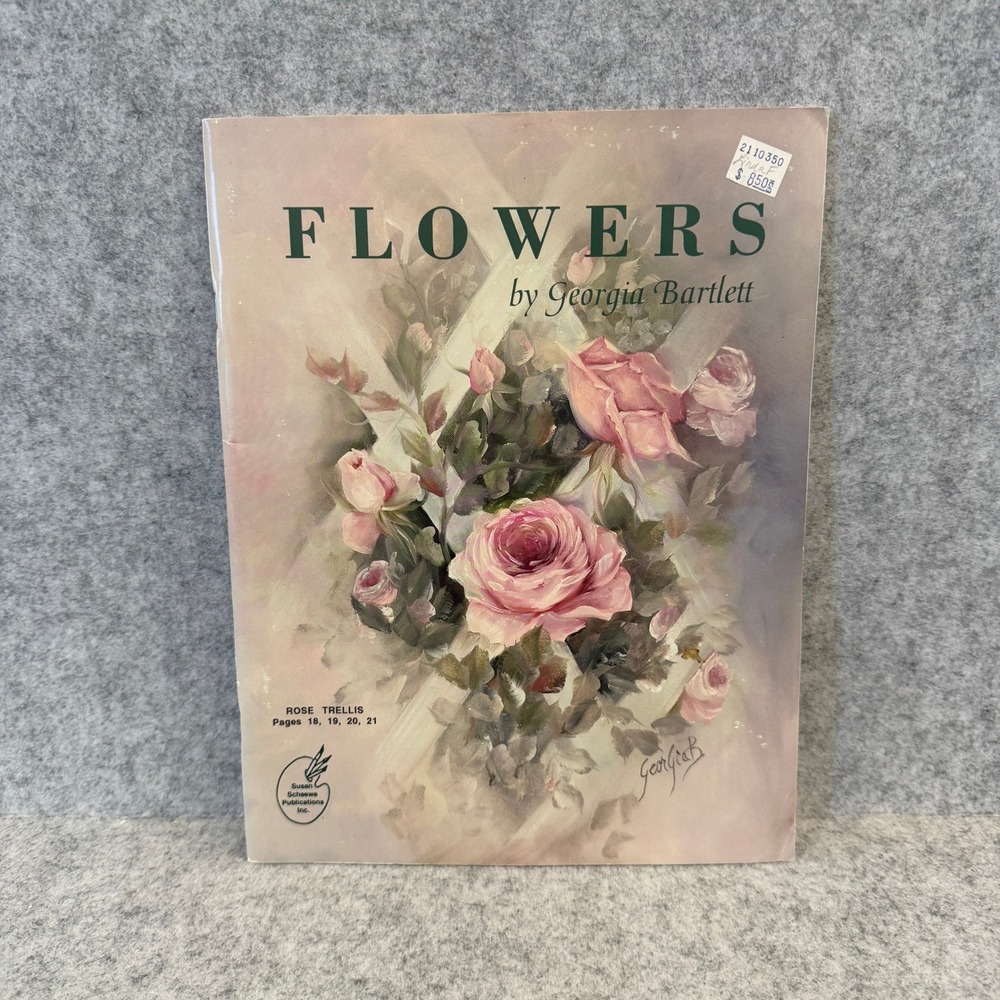 Flowers by Georgia Bartlett, Instructional Art Book